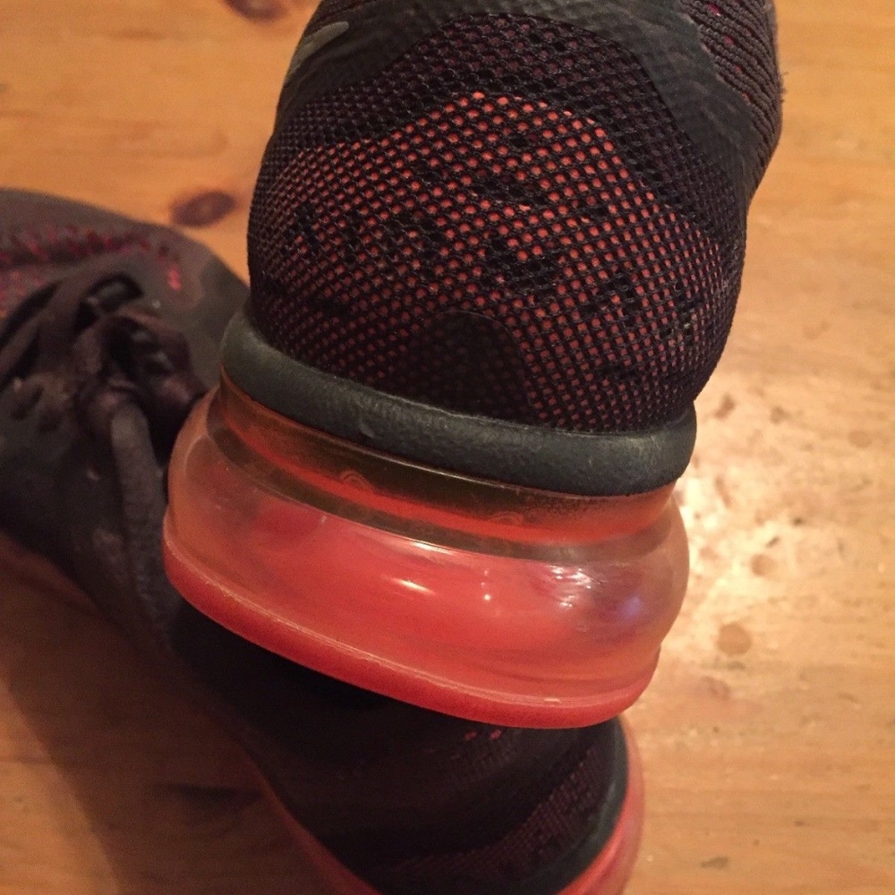 Nike Air Max 2014 Volt Orange Running Shoes - Picture 5 of 6